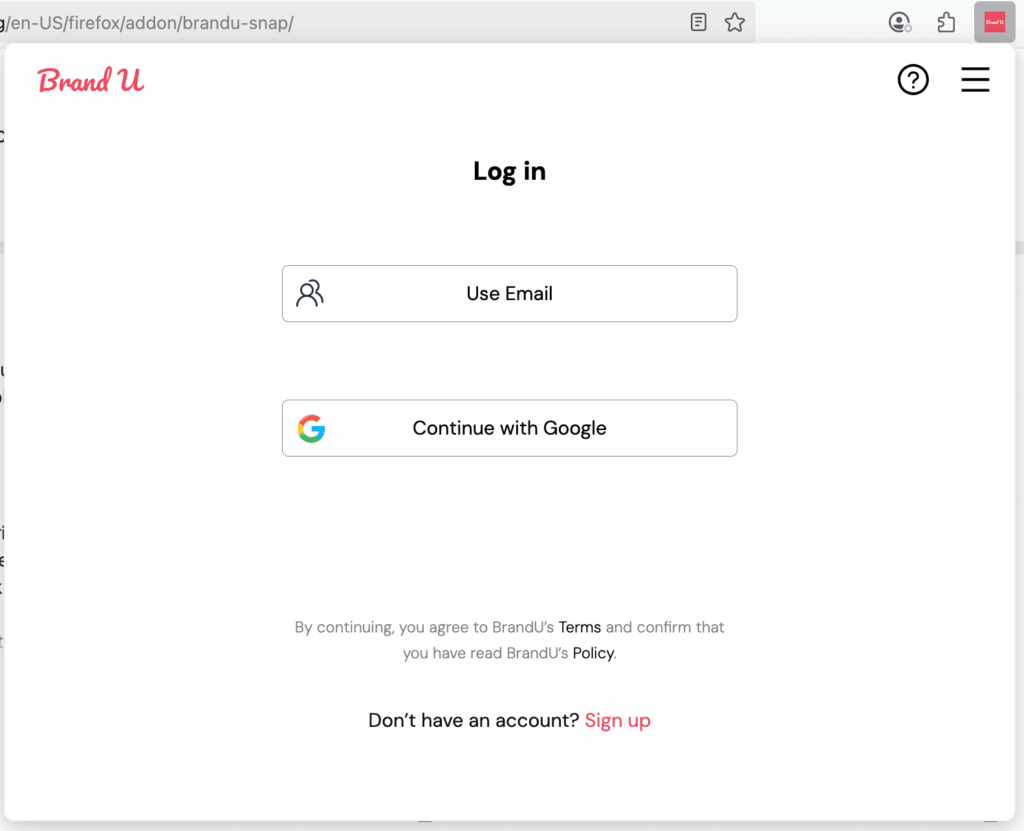 Log in to unlock BrandU